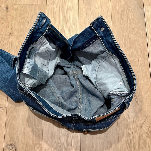 Levi's 721 Vintage High Rise Skinny Ankle Distressed Denim Jeans Blue Size 27 - Picture 11 of 16